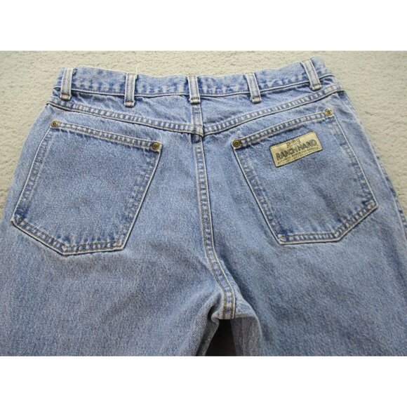 Schaefer Outfitter Ranch Hand Dungarees Blue Jeans Mens 33x32 USA Made In Texas - Picture 9 of 10